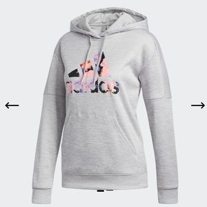 Adidas Floral Badge of Sport Hoodie
